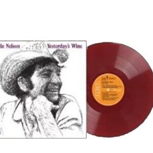 Yesterdays Wine - Exclusive Limited Edition Burgundy Colored Vinyl LP - Willie Nelson (Discos de Vinil)