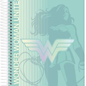 Caderno Espiral Univ CD 1 Matéria 80 Fls Mulher Maravilha Verde Jandaia (CDs)