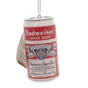 Ornamento de Natal de resina para lata de cerveja Budweiser vintage Bud Lager (Cervejas)