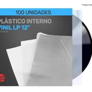 Plastico Vinil Lp Interno - 100 Unidades (Discos de Vinil)