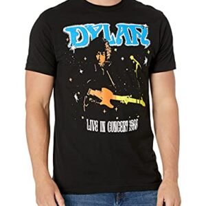 Bob Dylan Masculino Live 1966, Preto, P (CDs)