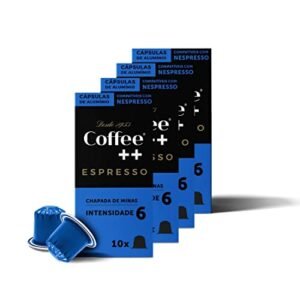 Kit de Cápsulas Café Especial Coffee Mais Chapada de Minas Compatível com Nespresso, contém 40 Cápsulas (Café)
