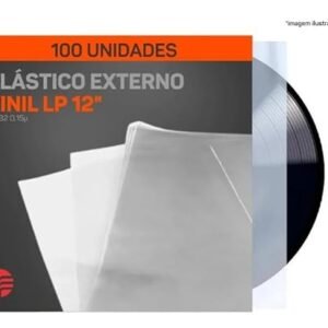 Plastico Vinil Lp Externo Grosso 0,15-100 Unidades (Discos de Vinil)