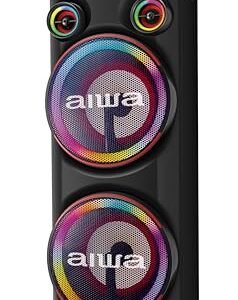 Torre de Som AIWA T2W-02 2300W 2Woofers10" Bluetooth RGB USB FM DJ (Equipamentos)