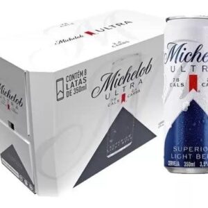 MICHELOB ULTRA LATA 350ML,pack com 8 unidades (Cervejas)