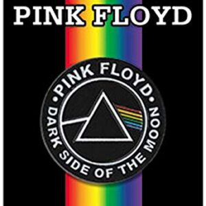 C&D Visionary Pink Floyd DSOTM Broche de lapela de metal, preto, branco (CDs)
