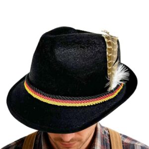 Chapéu Oktoberfest | Chapéu não tecido | Chapéu alpino, para festa de adultos, carnaval, evento cultural, celebração do festival da cerveja (Cervejas)