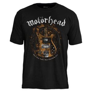 Camiseta Motorhead Lemmy Bass Cor:Preto;Tamanho:P (CDs)