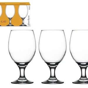 Conjunto 3 Taças Cerveja Chopp em Vidro Eden 400ml (Cervejas)
