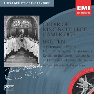Britten: A Ceremony of Carols; Hymn to St. Cecilia; etc. - Benjamin Britten (CDs)