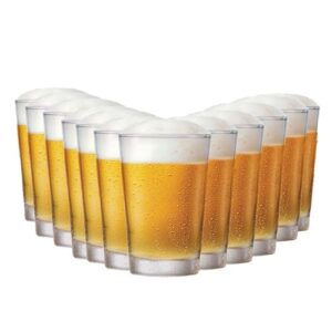 Ruvolo, Jogo de Copo de Cerveja Caldereta, Copo de Vidro 12 pcs 350ml (Cervejas)