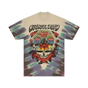 Grateful Dead Camiseta Tie Dye da Montanha Nuvem Rosa, Multicor, XXG (CDs)