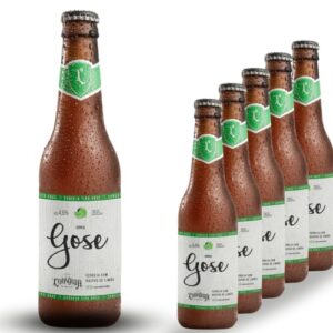 Cerveja Louvada Gose Limão 355ml Kit 6 unidades Sem Glúten (Cervejas)