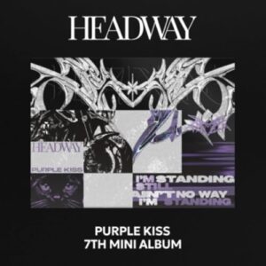 Mini álbum Purple Kiss Headway 7º (+ 1 pôster dobrado) + photocards extras (CDs)