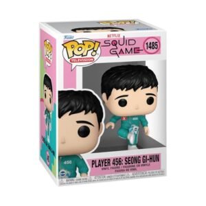 Funko Pop TV: Squid Game - Player 456: Seong Gi-hun 456 - Collectable Vinyl Figure - Gift Idea - Official Merchandise - Toys for Kids & Adults - Drama Fans - Model Figure for Collectors and Display (Bonecos)