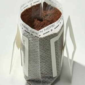 Drip Coffee Descartável | Filtro de Café Individual de Papel com Encaixe para Xícaras e Copos | Ideal para Viagens, Escritório e Casa | (Pack, Unidade, 50) (Café)