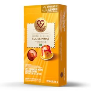 Cápsula de Café Compatível com Nespresso Sul de Minas 3 Corações 10 unid 56g (Café)