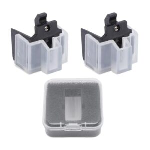 EBTOOLS Substituição da Agulha do Toca-discos, Fibra de Carbono de Ponta Cônica de 0,6 Mil Atualizada Com Dureza Superior e Desempenho à Prova de Calor, para AT LP60 LP60X LP60XBT (2PCS) (Equipamentos)