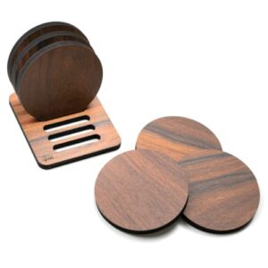 Porta copo mdf bolacha para copo Cerveja chopp kit com 6 pçs e suporte entrega rápida (Cervejas)