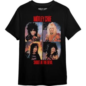 Camiseta Mötley Crüe Shout at the Devil (BR, Alfa, M, Regular, Preto) (CDs)
