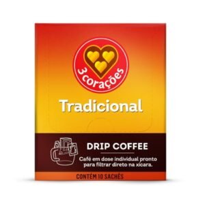 3 Corações Café Drip Coffee Tradicional - contém 10 unidades (Café)