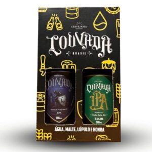 Kit Cerveja IPA e APA Cervejaria Louvada 500ml sem Glúten (Cervejas)