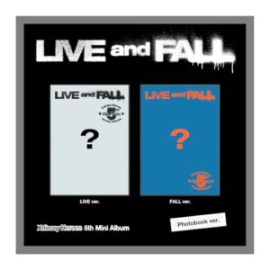Xdinary Heroes LIVE and FALL 5th Mini Album Photobook Fall Version CD+80p PhotoBook+10ea Sticker+1p Trading Card+1p PhotoCard+1p Message PhotoCard+1ea Letter+1ea Coaster+Tracking Sealed XH (CDs)