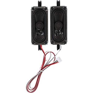 EBTOOLS Alto-falante para TV, 2 unidades, caixa de TV de 4 Ohm, 5 W, caixa de som, unidade de amplificador de som para reprodutor de publicidade de TV LCD (Equipamentos)