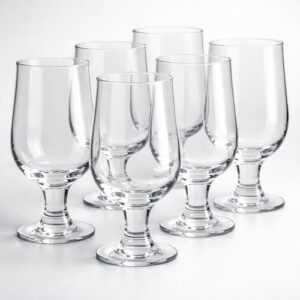 Taça de Chopp Cerveja 400ml em Vidro Grosso – Design Gourmet, Base Estável, Ideal para Pilsen, Lager e Artesanais (Cervejas)