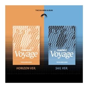 TEMPEST TEMPEST Voyage 5th Mini Album PLVE 2 Version SET Outbox+1p Image Card+1p Official PhotoCard+1p Selfie PhotoCard+1ea Frame Card+1ea Deco Sticker+1ea Sticker+Tracking Sealed TPST (CDs)