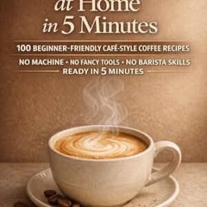 Café‑Style Coffee at Home in 5 Minutes: 100 Simple Café‑Style Coffee Recipes Without Machines, Fancy Tools, or Barista Skills (English Edition) - Kitchen, The Minimalist (Café)