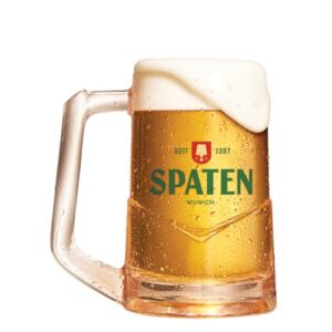 Ruvolo, Caneca Spaten, Caneca de Cerveja, Caneca de Vidro para Chopp, 400ml (Cervejas)