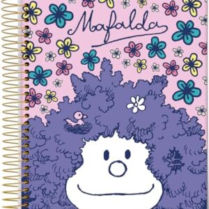 Jandaia - Caderno Espiral Universitário CD 1 Matéria 80 Fls Mafalda Flores FSC (CDs)