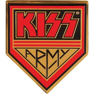 C&D Visionary Adesivo de metal dourado Kiss Army (S-7655-M) (CDs)