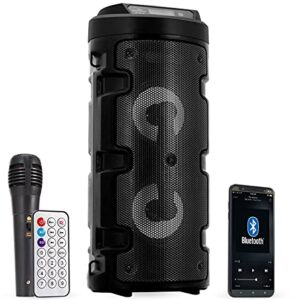 Caixa De Som Bluetooth Amplificada Portatil Pc Tv Usb P2 Fm (Preto) (Equipamentos)