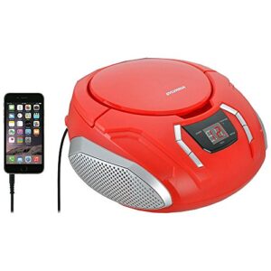 Sylvania Boombox portátil de CD com rádio AM/FM (CDs)