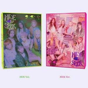 PURPLE KISS HIDE & SEEK 2nd Mini Album [ HIDE / SEEK ] RANDOM Ver. 1ea CD+108p Photo Book+1ea Folded Poster(On pack)+1ea Ticket+1ea Sticker+2ea Photo Card - PURPLE KISS (CDs)