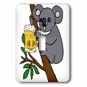 3dRose (lsp_260807_1) Interruptor de alternância simples engraçado urso coala beber cerveja (Cervejas)