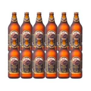 Pack 12 unidades Cerveja Puro Malte Strong Golden Ale Envelhecida teor 8% 600ml Opa Bier (Cervejas)
