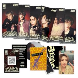 RIIZE - 1st Mini Album [RIIZING] (Photo Pack Ver. - Random Ver.) Package Box + Envelope + Image Card + Photocard + Post Card + QR Card + 3 Extra Photocards - RIIZE (CDs)