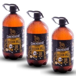 Chopp Comendador Session IPA 1 Litro Kit 3 unidades (Cervejas)