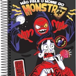 Caderno Espiral Univ CD 1 matéria 80Fls Enaldinho Não Fale o Nome do Monstro - Jandaia (CDs)