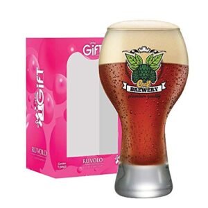 Copo de Vidro para Cerveja Black Decorado M 670ml - Ruvolo (Cervejas)