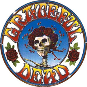 Adesivo de caveira e rosas C&D Visionary Licenses Products Grateful Dead (CDs)