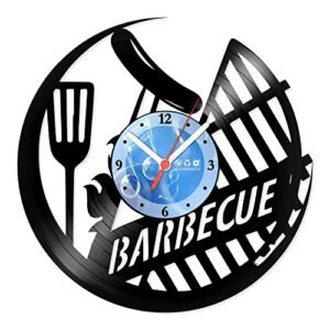 Relógio De Parede Disco Vinil Área De Churrasco - Barbecue - VAC-018 (Discos de Vinil)