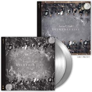 Everyday Life - Exclusive Limited Edition Silver Colored 180 Gram 2x Vinyl LP With 12"x12" Artwork Included - Coldplay (Discos de Vinil)