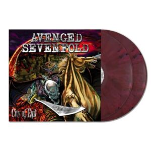 City of Evil (Red Velvet Blend) : 2LP [VINYL] - Avenged Sevenfold (Discos de Vinil)