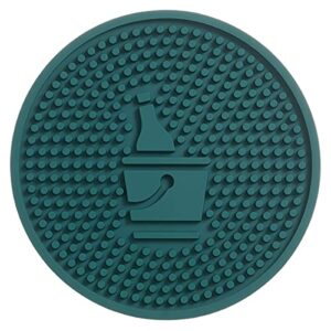 Apoio Balde Gelo Bar Mat Porta Copo Cerveja Escorredor Pub (Verde) (Cervejas)