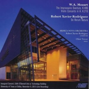 De Rerum Natura - TREVOR,CHLOE / SCHLAFFER,OLIVER / MUSICA NOVA ORCHESTRA / RODRIGUEZ,ROBERT XAVIER (CDs)