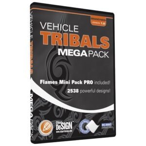 Tribal Clipart, Vinyl Cutter Plotter Clip Art Images-Flames Vector Art, Sign Design Graphics CD [includes Flames Mini Pack PRO as a FREE Bonus a $50 value] (CDs)